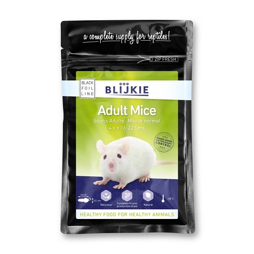 Blijkie frozen mouse adult 16-22gr (4 pieces)