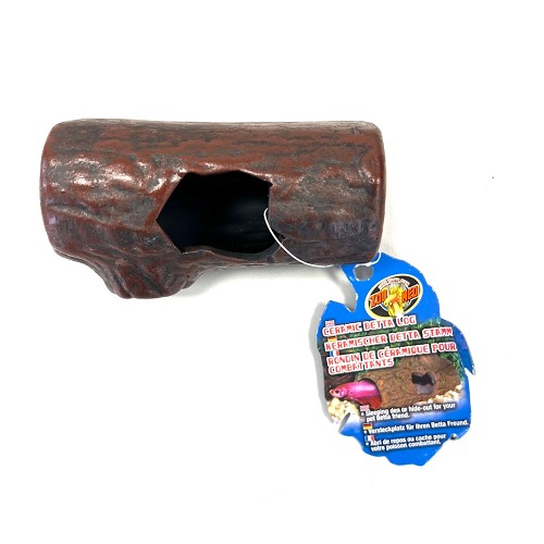 Sinking ceramic log provides shelter for sleeping or hiding. Providing shelter can help reduce stress in your fish. Safe and Naturalistic looking!

- Sinking ceramic log provides shelter for sleeping or hiding.
- Providing shelter can help reduce stress in your fish.
- Safe and Naturalistic looking!
- Measures 4.25?