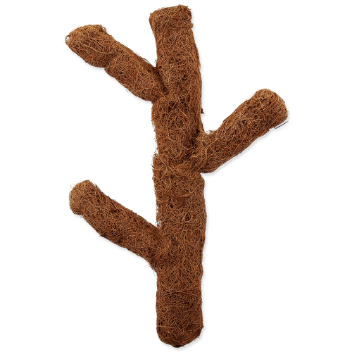 Natural terrarium decoration in the design of a tree branch

Made of natural coconut fibers

Increases the area for reptile movement in the terárium

Ideal base for plant root system

Decoration COCO TRONCHO is a made of natural coconut fibers. Very decorative object, which will provide animals with a large area for movement and climbing in the terrarium. The branch has natural design, is flexibible, easy to install (vertically horizontally) and has decorative features. It is ideal for plant attachment (tillandsia, bromelia and orchid) and other mostly climbing plants.