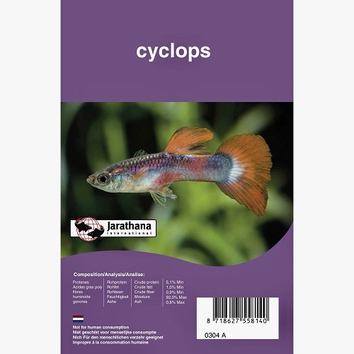 Cyclops frozen in blister pack