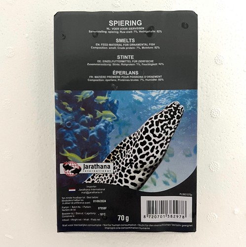 Lance fish frozen in a 100 gr bag