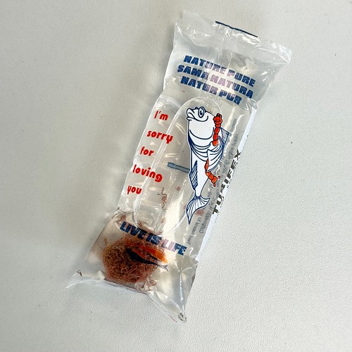 Life fish food Tubifex in a 90 ml bag
