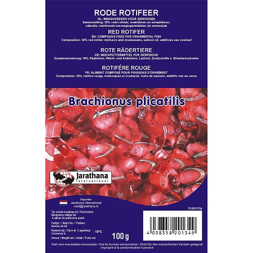 Red Rotifer blister 100 gram