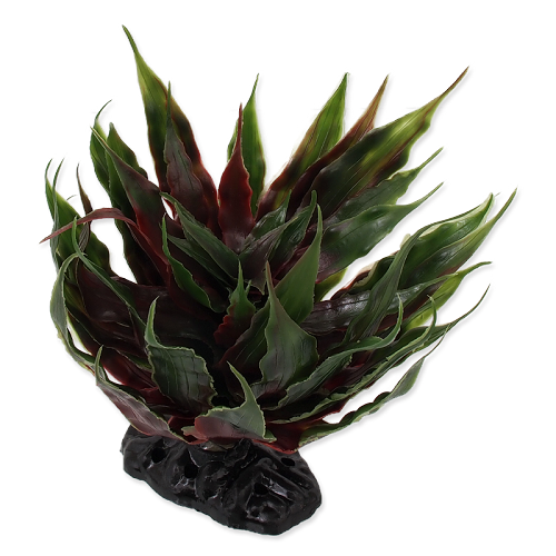 Artificial plant (Agave succulent) with realistic processing

Suitable for terrariums where live plants can be damaged or consumed by a terrarium animal