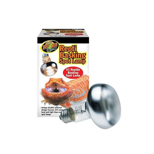 The Repti Basking Spot® Lamps have a unique patented double reflector that focuses 35% more heat and light into a tight beam. Ideal for use with diurnal reptiles that thermo-regulate by basking, including many tropical and desert species.